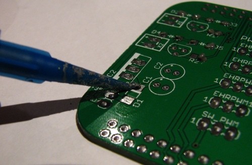 Applying solder paste