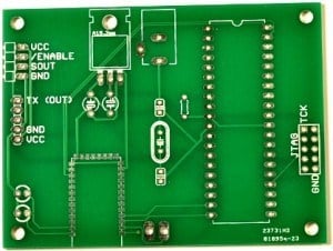A manufactured circuit board