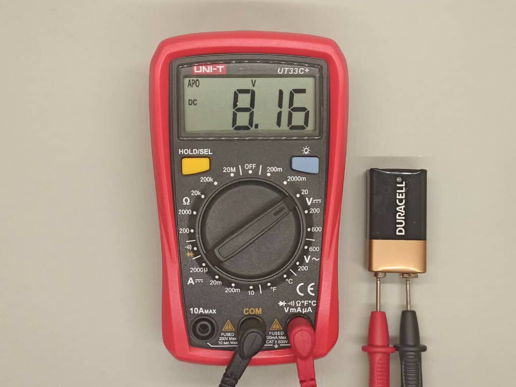 How to measure voltage with a multimeter