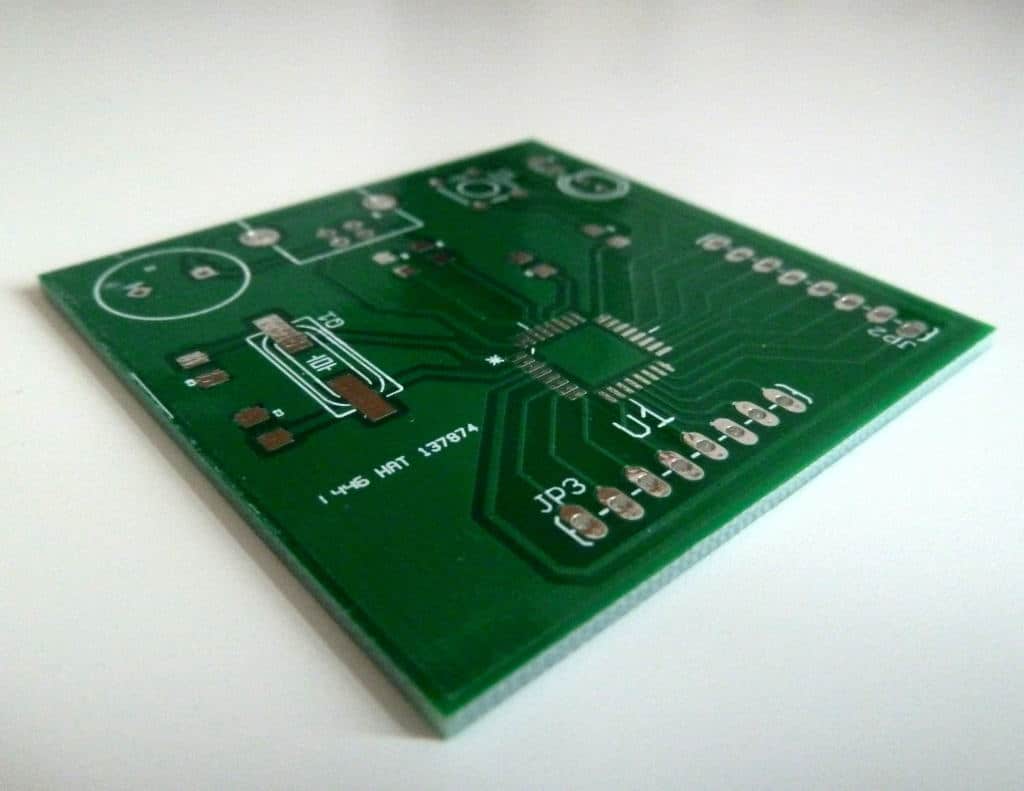 Printed circuit board for a microcontroller
