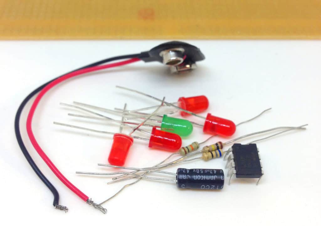 blinking christmas light components