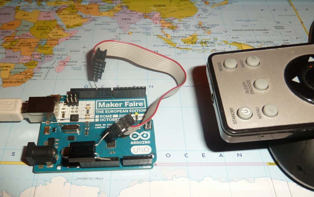 Arduino with IR receiver