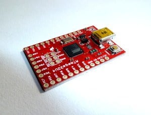 Microcontroller breakout board from Sparkfun