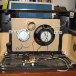 Speaker placed inside radio
