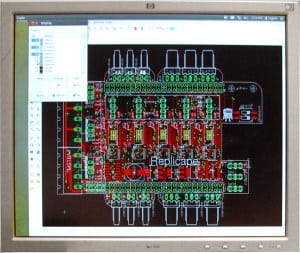 Photo of a PCB Design screen