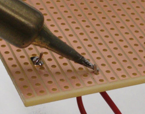 How to solder step 1