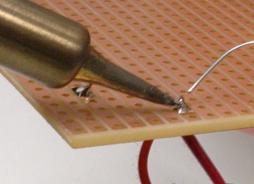 How to solder step 3