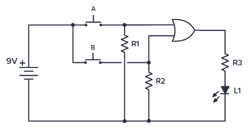 CD4071 Example Circuit