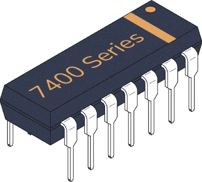 7400 series IC illustration