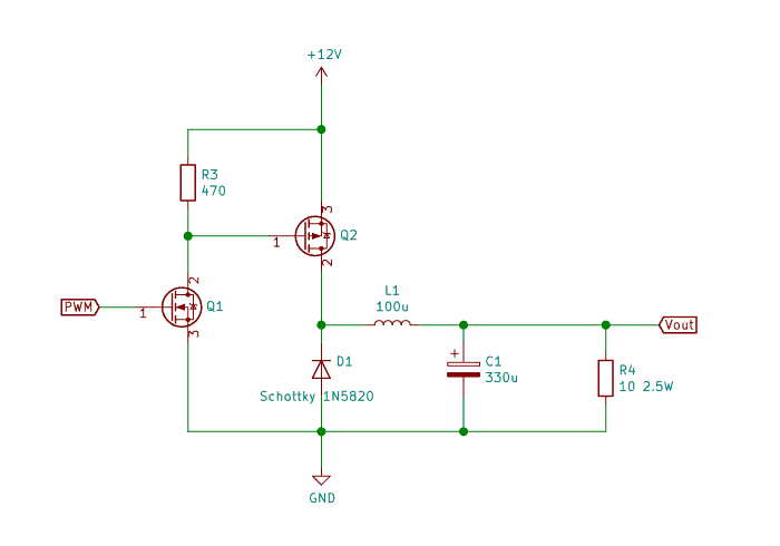 Buck converter circuit diagram