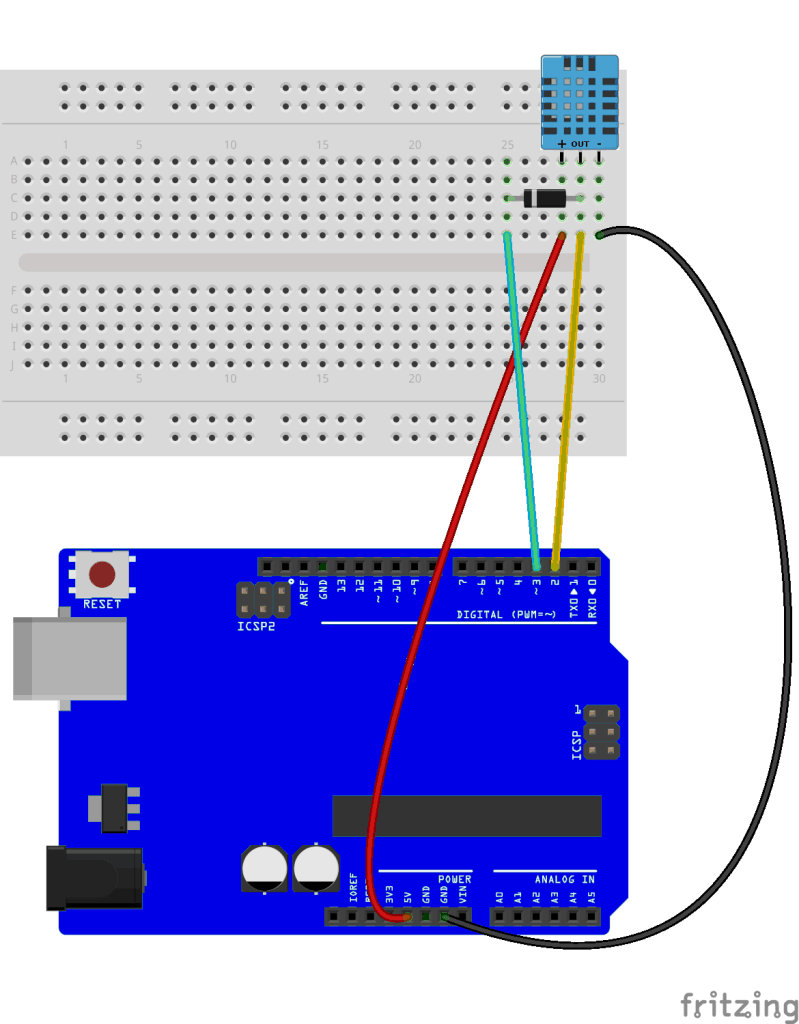 Connecting a DHT-11 temperature sensor to Intel Galileo