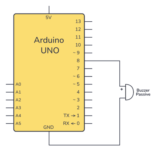 Arduino buzzer schematic diagram