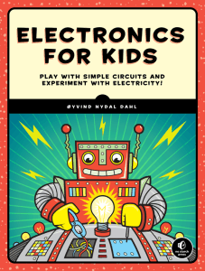 Electronics for kids by Oyvind Nydal Dahl (Front cover)