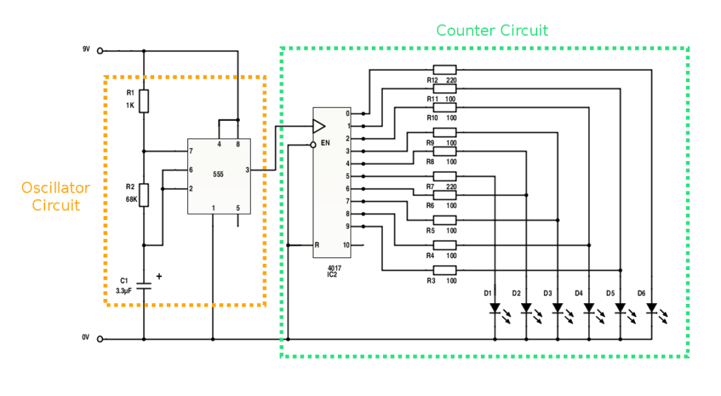 Knight-Rider-Light-Bar-Circuit-Diagram