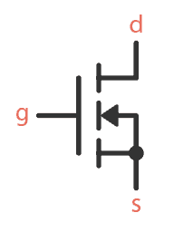 MOSFET symbol (n-channel)